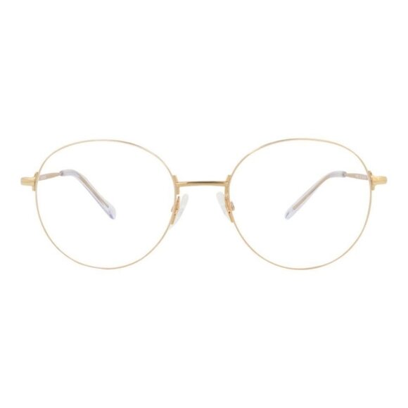 Balenciaga Unisex Round/Oval Gold Gold Transparent Fashion Designer Eyewear - Picture 1 of 4